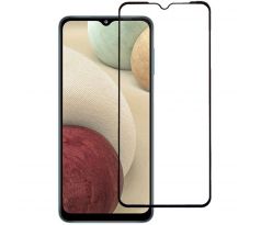 Tvrdené sklo 5D FULL COVER (full glue) 9H PRO (TG) pre SAMSUNG GALAXY A12 (A125F) - čierne