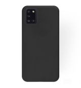 Púzdro SILIKÓNOVÉ BACK GEL MATT pre SAMSUNG GALAXY A31 (A315F) - čierne