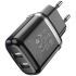Sieťová nabíjačka HOCO N4 2 x USB 2,4A - čierna