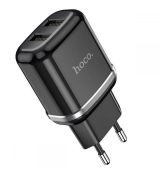 Sieťová nabíjačka HOCO N4 2 x USB 2,4A - čierna