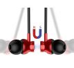 Magnetické BLUETOOTH SLÚCHADLÁ KAKU (KSC-447)  - červené