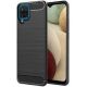 Púzdro CARBON CASE pre SAMSUNG GALAXY A12 (A125F) - čierne