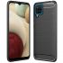 Púzdro CARBON CASE pre SAMSUNG GALAXY A12 (A125F) - čierne