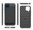 Púzdro CARBON CASE pre SAMSUNG GALAXY A12 (A125F) - čierne