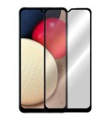 Tvrdené sklo 5D FULL COVER (full glue) 9H PRO (TG) pre SAMSUNG GALAXY A02s (A025F) - čierne