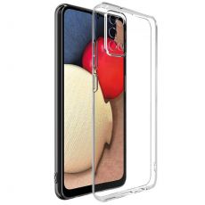 Púzdro SILIKÓNOVÉ BACK GEL MATT pre SAMSUNG GALAXY A02s (A025F) - transparentné