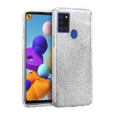 Púzdro SHINING CASE pre SAMSUNG GALAXY A21s (A217F) - strieborné
