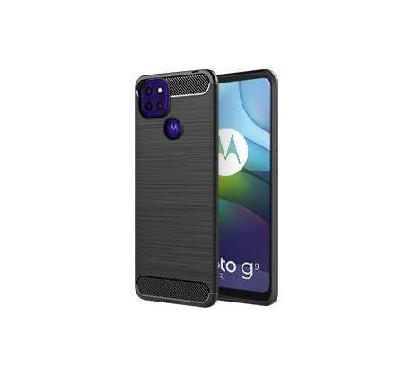 Púzdro CARBON CASE pre MOTOROLA MOTO G9 POWER - čierne