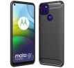 Púzdro CARBON CASE pre MOTOROLA MOTO G9 POWER - čierne