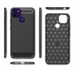 Púzdro CARBON CASE pre MOTOROLA MOTO G9 POWER - čierne