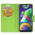 Púzdro knižkové diárové FANCY BOOK pre SAMSUNG GALAXY M21 (M215F) - modro žlté