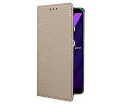 Púzdro knižkové SMART BOOK CASE pre HUAWEI Y6 (2018)  - zlaté