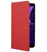 Púzdro knižkové SMART BOOK CASE pre HUAWEI Y6 (2018)  - červené