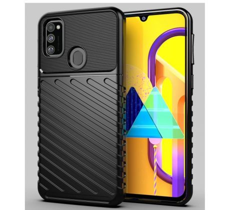 Púzdro (Zadný kryt) THUNDER ARMOR pre SAMSUNG GALAXY M21 (M215F) - čierne