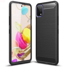 Púzdro CARBON CASE pre LG K42 - čierne