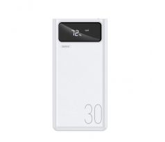 Externá batéria - POWER BANK REMAX MENGINE (RPP-112) 4xUSB 2,1A 30000mAh - biela