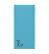 Externá batéria - BASEUS BIPOW PD+QC 10000 mAh 18W - modrá