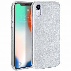 Púzdro SHINING CASE pre MOTOROLA MOTO G9 PLAY/E7 PLUS - strieborné