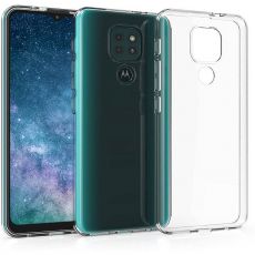Púzdro SILIKÓNOVÉ BACK GEL MATT pre MOTOROLA MOTO E7  - transparentné