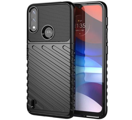 Púzdro (Zadný kryt) THUNDER ARMOR pre MOTOROLA MOTO E7 POWER - čierne