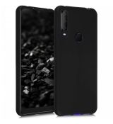 Púzdro SILIKÓNOVÉ BACK GEL MATT pre ALCATEL 3L (2020) - čierne