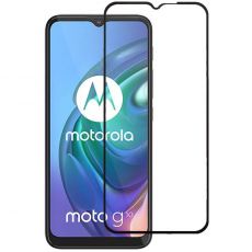 Tvrdené sklo 5D FULL COVER (full glue) 9H PRO (TG) pre MOTOROLA MOTO G10/G30 - čierne