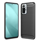 Púzdro CARBON CASE pre XIAOMI REDMi NOTE 10 PRO - čierne