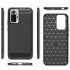 Púzdro CARBON CASE pre XIAOMI REDMi NOTE 10/10s  - čierne