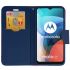 Púzdro knižkové diárové FANCY pre MOTOROLA MOTO E7 - červeno modré
