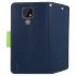 Púzdro knižkové diárové FANCY pre MOTOROLA MOTO E7 - modro žlté