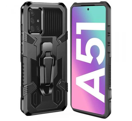 Púzdro NEXERI TANK CASE  pre SAMSUNG GALAXY A51 (A515F) - čierne