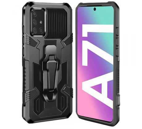 Púzdro NEXERI TANK CASE  pre SAMSUNG GALAXY A71 (A715F) - čierne