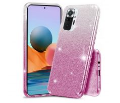 Púzdro SHINING CASE pre XIAOMI REDMI NOTE 10 - ružovo strieborné