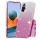 Púzdro SHINING CASE pre XIAOMI REDMI NOTE 10  - ružovo strieborné