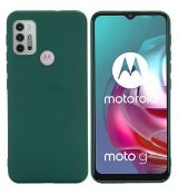 Púzdro SILIKÓNOVÉ BACK GEL MATT pre MOTOROLA MOTO G10/G10 POWER - zelené
