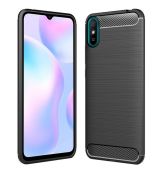 Púzdro FORCELL CARBON pre XIAOMI REDMi 9A - čierne