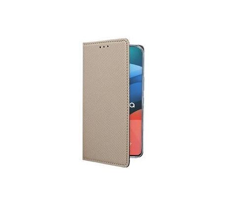 Púzdro knižkové SMART BOOK CASE pre MOTOROLA MOTO E7 - zlaté