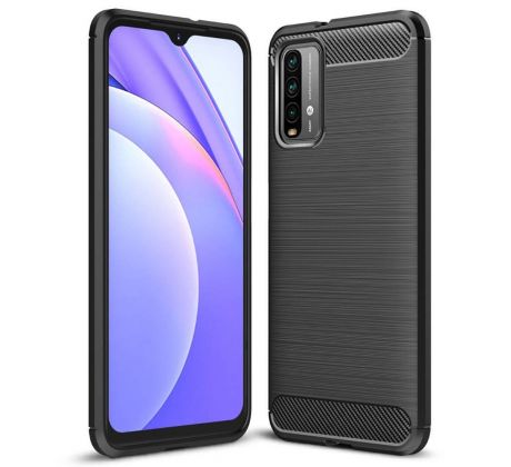 Púzdro CARBON CASE pre XIAOMI REDMi 9T/POCO M3 - čierne