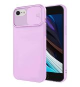 Púzdro SILICONE LENS CASE pre APPLE iPHONE 7/8/SE 2020 - fialové