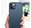 Púzdro (Zadný kryt) SULADA CARBON FIBER CASE pre APLLE iPHONE 12/12 PRO - čierne