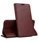 Púzdro knižkové diárové MAGNET BOOK pre SAMSUNG GALAXY J3 (J320F) 2016 - bordové