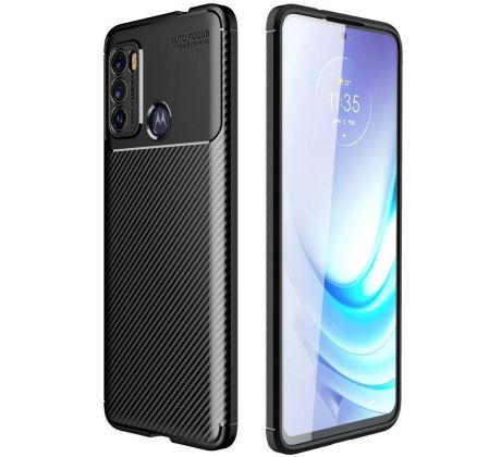 Púzdro FOCUS CARBON CASE pre MOTOROLA MOTO G60s - čierne