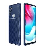 Púzdro FOCUS CARBON CASE pre MOTOROLA MOTO G60s - modré