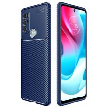 Púzdro FOCUS CARBON CASE pre MOTOROLA MOTO G60s - modré