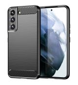 Púzdro CARBON CASE pre SAMSUNG GALAXY S22 - čierne