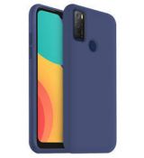 Púzdro SILIKÓNOVÉ BACK GEL MATT pre ALCATEL 1S(2021)/3L (2021) - modré