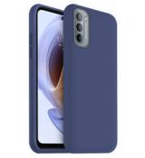 Púzdro SILIKÓNOVÉ BACK GEL MATT pre MOTOROLA MOTO G31 - modré