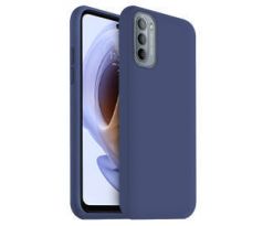 Púzdro SILIKÓNOVÉ BACK GEL MATT pre MOTOROLA MOTO G31 - modré
