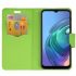 Púzdro knižkové diárové FANCY pre MOTOROLA MOTO G10/G30 - modro žlté