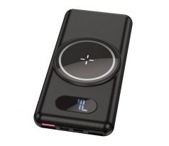 Externá batéria - POWER BANK KAKU KSC-66110000mAh 15W Wireless Charging + USB-C + Micro USB + 2xUSB - čierna